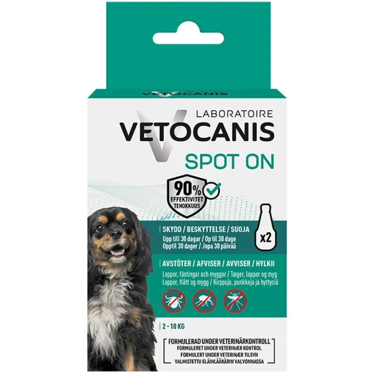 Helse Til Hunde^Vetocanis Anti-parasit Spot on Hund
