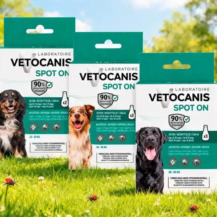 Helse Til Hunde^Vetocanis Anti-parasit Spot on Hund