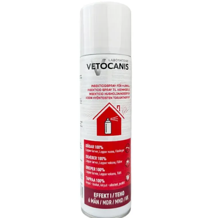 Helse Til Hunde^Vetocanis Anti-parasit Spray Til Hjemmet | 500ml