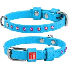 Hundehalsbånd^Collar/WauDog WauDog Glamour Halsbånd m. Sten | OUTLET