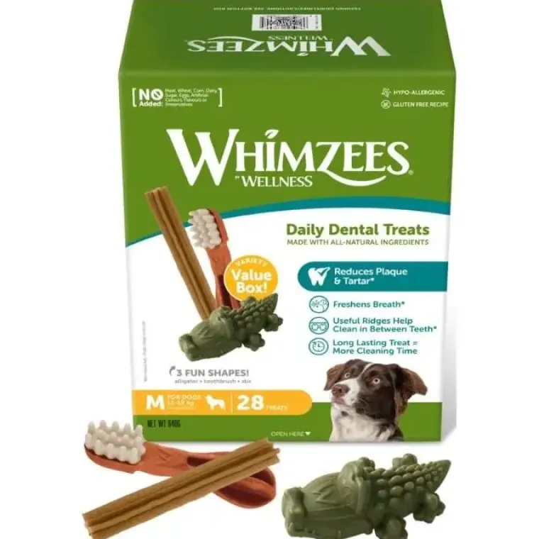Godbidder Og Gnaveben^Whimzees Variety Boks | 840g