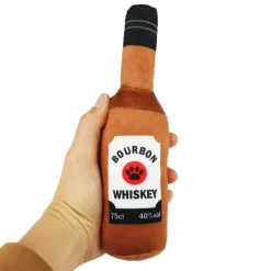 Ollipet Hundelegetøj|Plyslegetøj Til Hunde^Ollipet Whiskey Bourbon Plysflaske