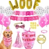 Hundefødselsdag|Lyserøde Favoritter^Ollipet WOOF fødselsdagspakke PINK