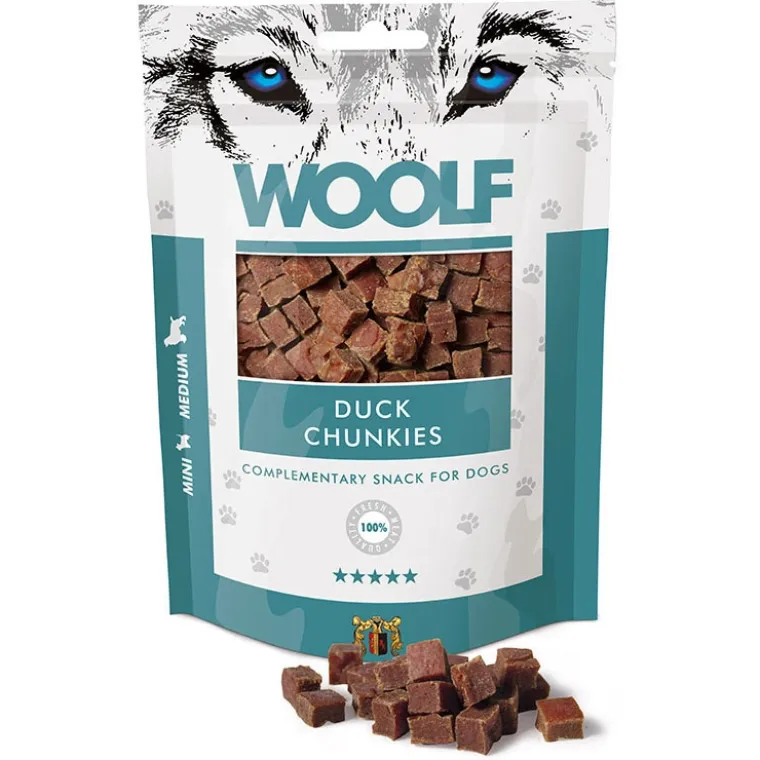 Godbidder Og Gnaveben^WOOLF Duck Chunkies | 100g